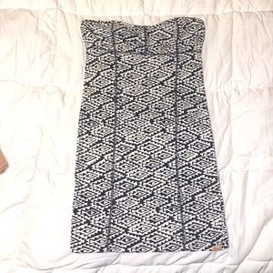 Women’s L Billabong dark grey/white mini dress